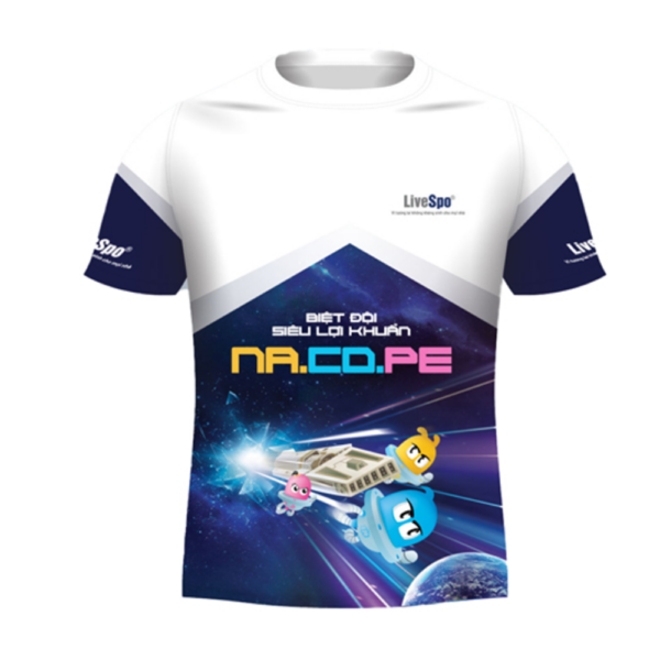 Áo chạy Biệt đội Siêu Lợi Khuẩn NaCoPe Mẫu 1